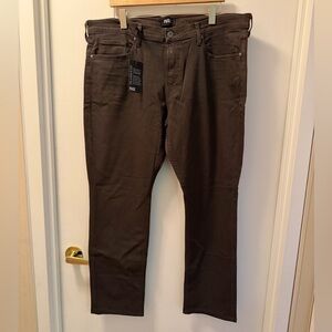 NWT PAIGE Men's Dark Brown Slim Jeans